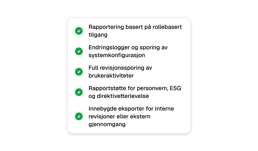 NO - Key capabilities